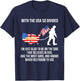 USA Divided I'm Just Glad To Be On The Side Believes In God T-Shirt - T-Shirt | Navy
