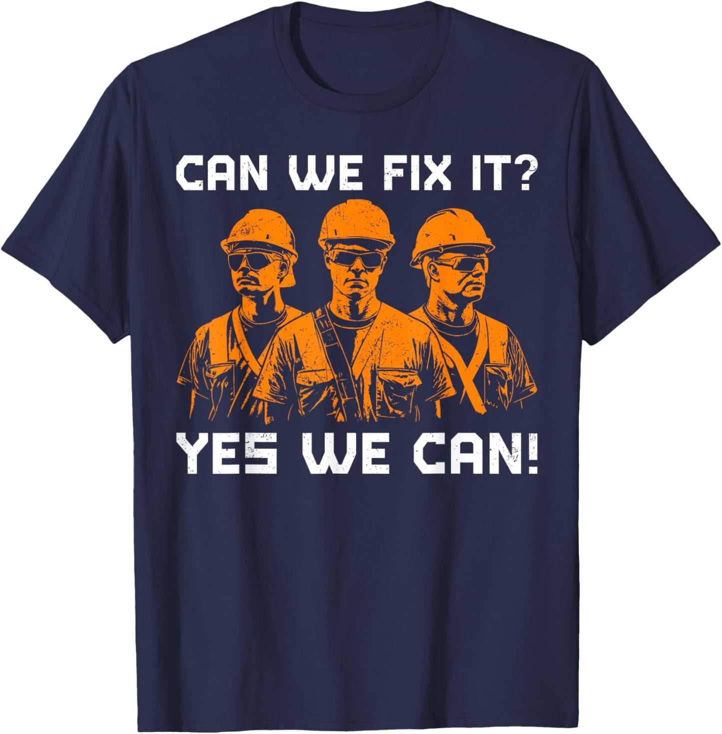 Bob Builder Gifts I Builder And Construction Worker Funny T-Shirt - T-Shirt | Navy