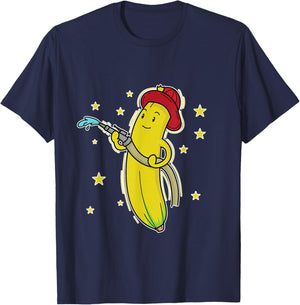 Fire Fighter Banana T-Shirt - T-Shirt | Navy