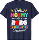 Proud Mommy of Preschool Graduate 2026 School PreK T-Shirt - T-Shirt | Navy