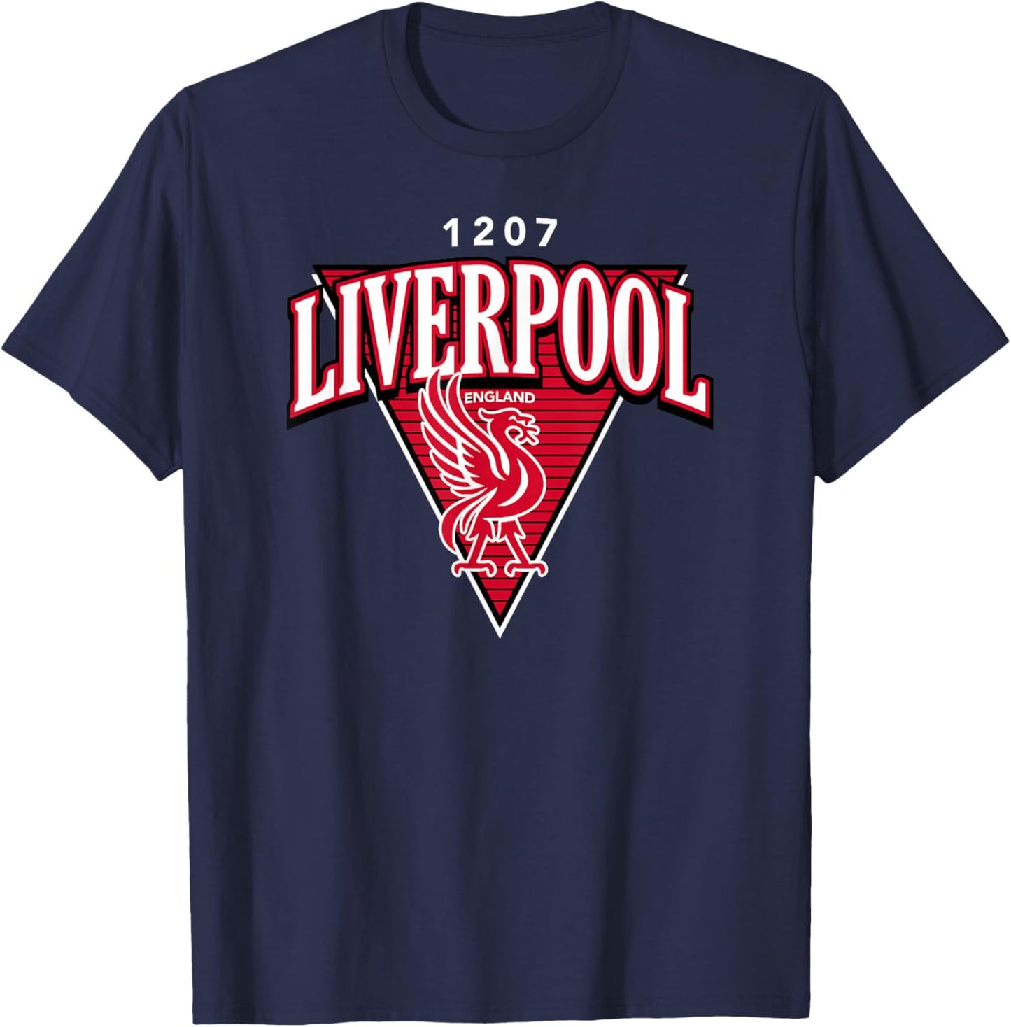 Liverpool England 1207 Liverbird Nabla T-Shirt - T-Shirt | Navy