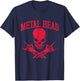 Metal Head Hard Rock N Roll Heavy Metal Music Hand Horns T-Shirt - T-Shirt | Navy