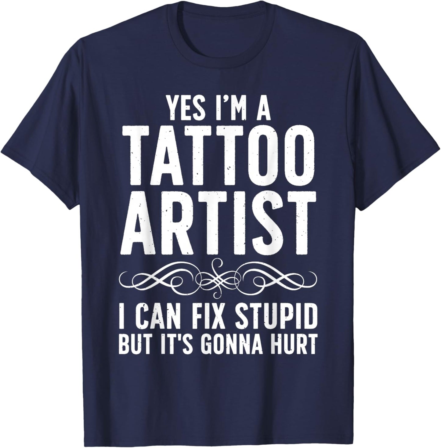 Funny Tattoo Artist Art Women Tattooer Tattoo Artist T-Shirt - T-Shirt | Navy