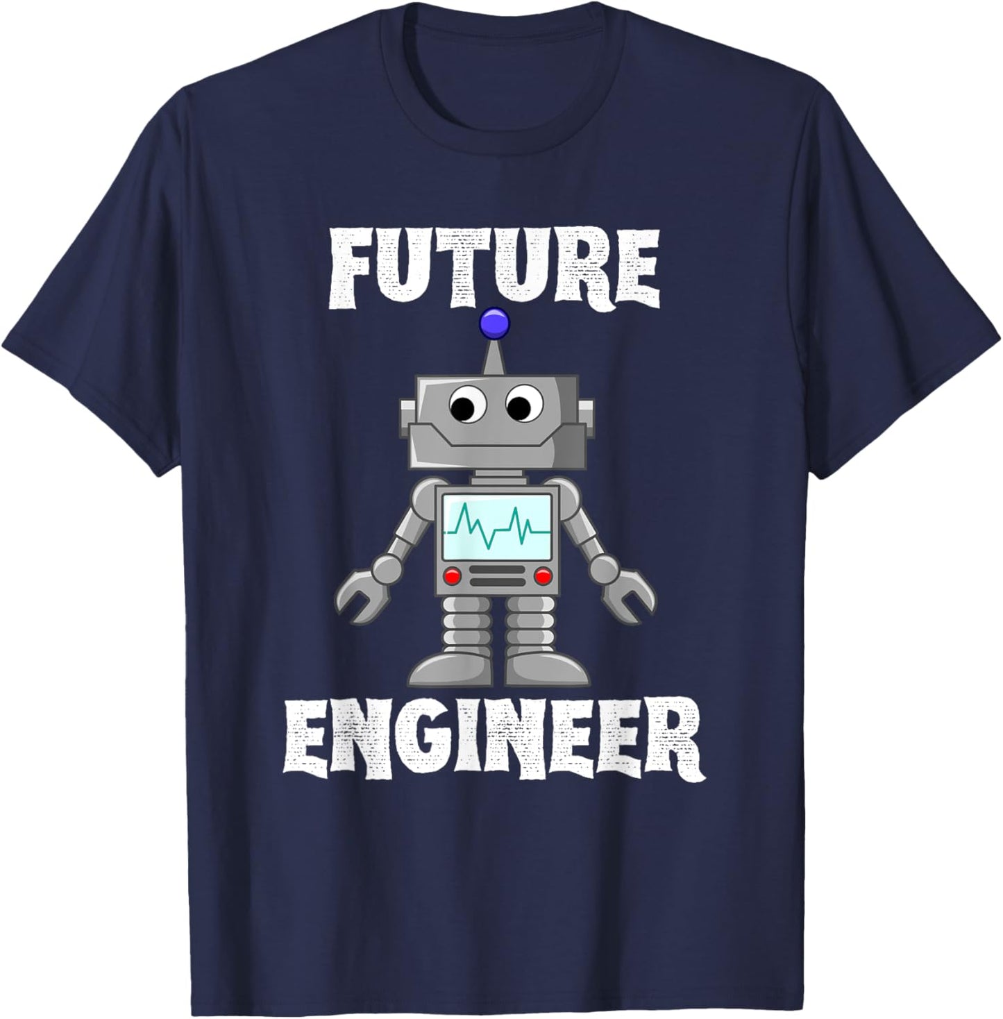 Future Engineer Robotics Robot Costume For Adults Kids T-Shirt - T-Shirt | Navy