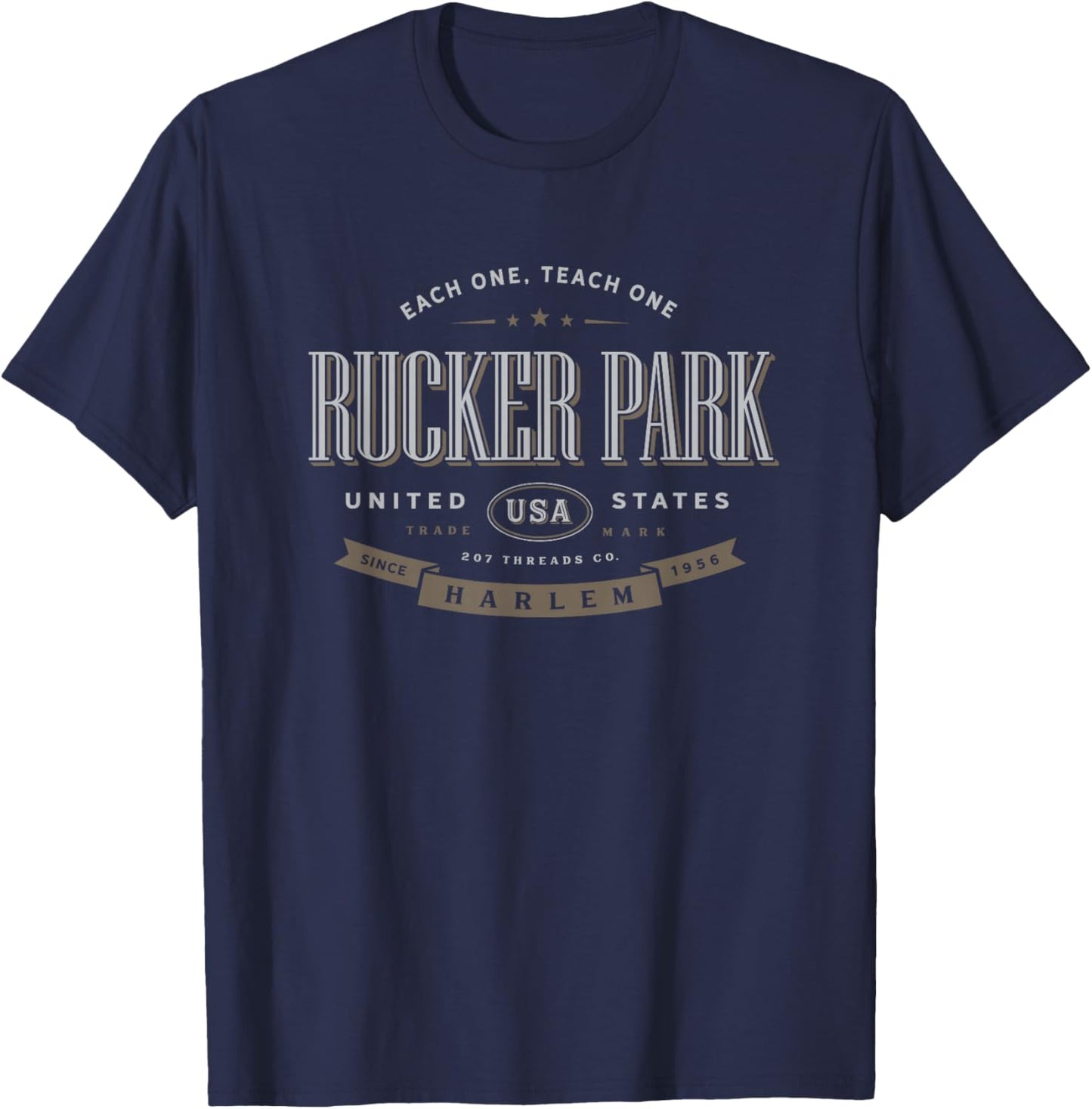 NY Rucker Park Souvenir T-Shirt - T-Shirt | Navy