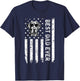Best Great Dane Dog Dad Ever Fathers Day USA Flag Women Kids T-Shirt - T-Shirt | Navy