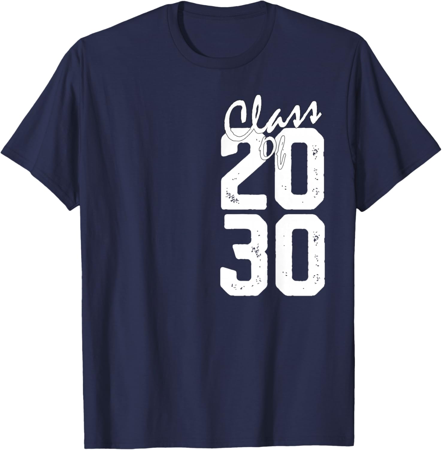 Graduation Class of 2030 T-Shirt - T-Shirt | Navy