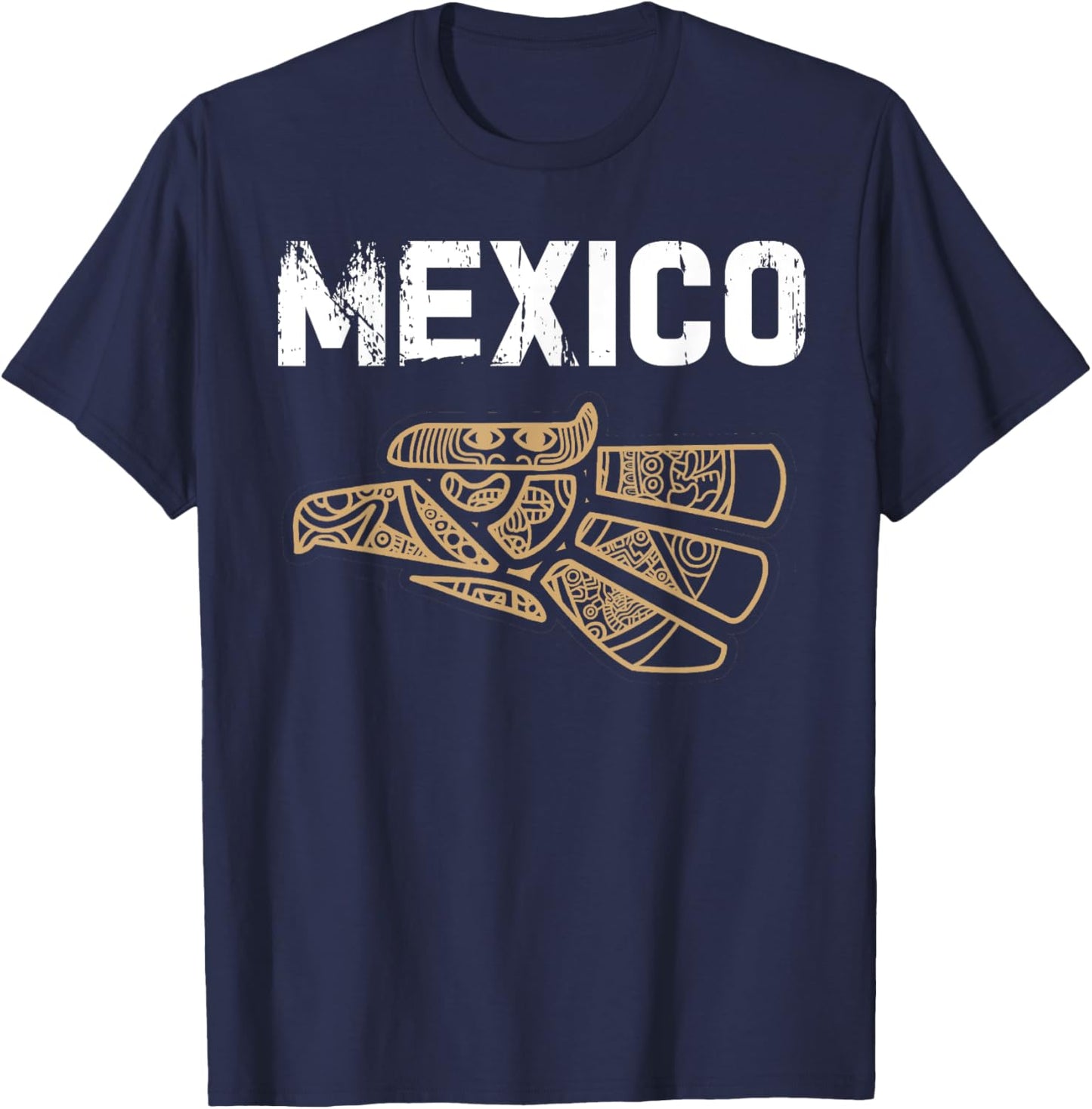 México Mexico Cinco De Mayo Futbol Pride Mexican T-Shirt - T-Shirt | Navy