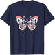 Antonia Butterfly - Personalized Cute Name Word Art T-Shirt - T-Shirt | Navy