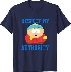 South Park Respect My Authority ERIC T-Shirt - T-Shirt | Navy