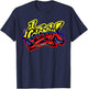 Colombian Urban Streetwear Y2K Street Art Graffiti Colombia T-Shirt - T-Shirt | Navy
