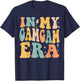 Retro Groovy In My Gamgam Era Mother's Day T-Shirt - T-Shirt | Navy