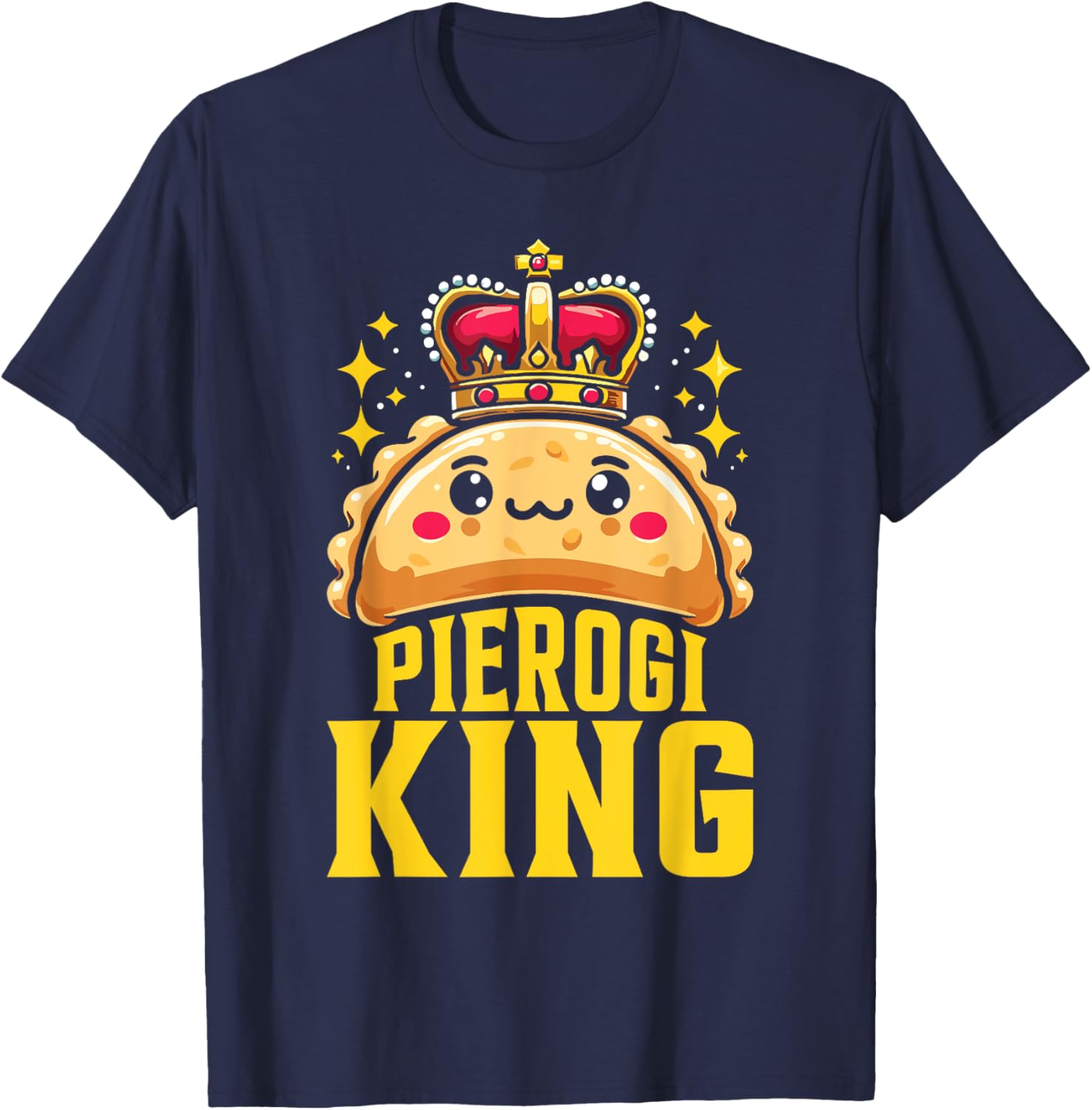 Pierogi King T-Shirt - T-Shirt | Navy