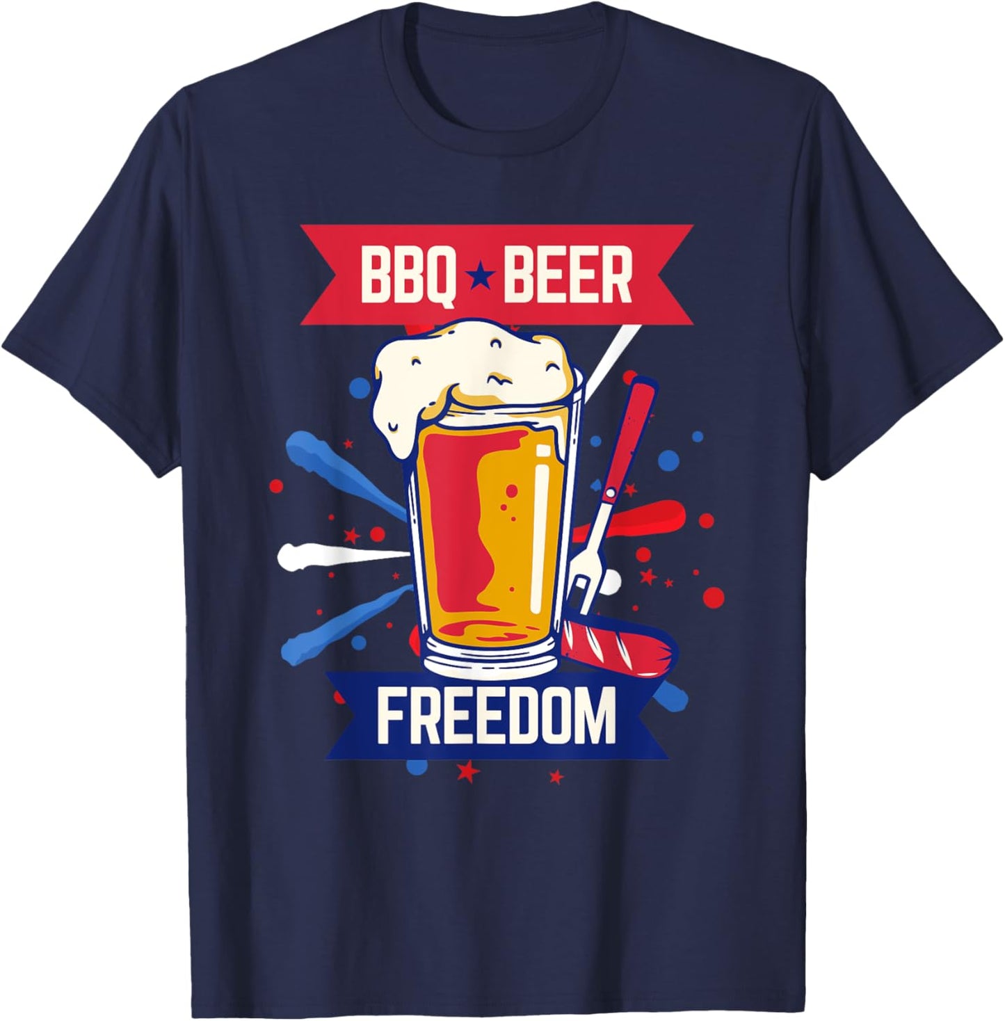 4th Of July Independence Day USA - Patriotic Shirts T-Shirt - T-Shirt | Navy