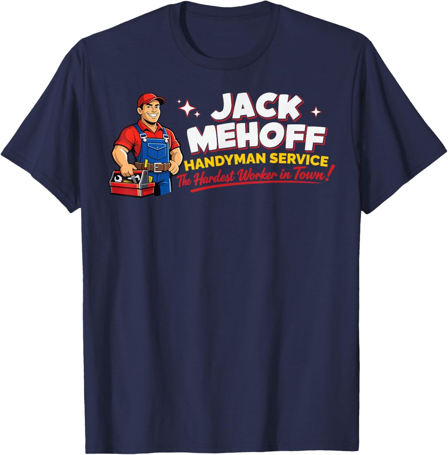 Funny Adult Humor Jack Mehoff Pun Innuendo Gag Gifts T-Shirt - T-Shirt | Navy