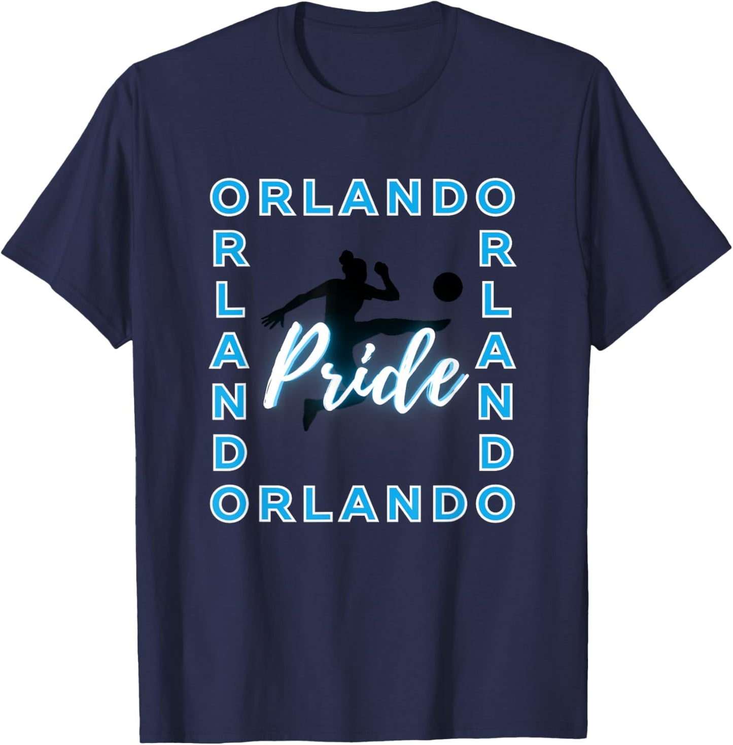 Orlando soccer fan support stadium Show your Pride T-Shirt - T-Shirt | Navy