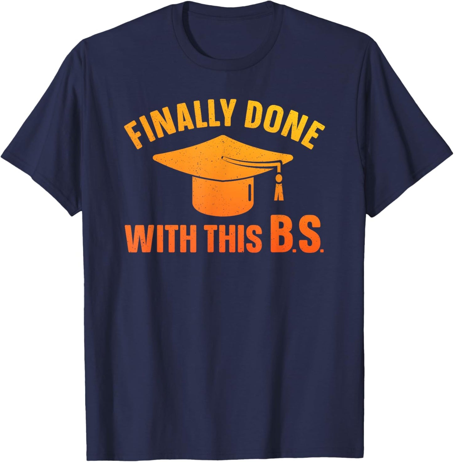 Graduation Art Women Bachelor Of Science Graduation T-Shirt - T-Shirt | Navy