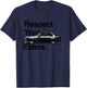 Respect Your Elders Vintage Euro E28 Coupe Concept T-Shirt - T-Shirt | Navy