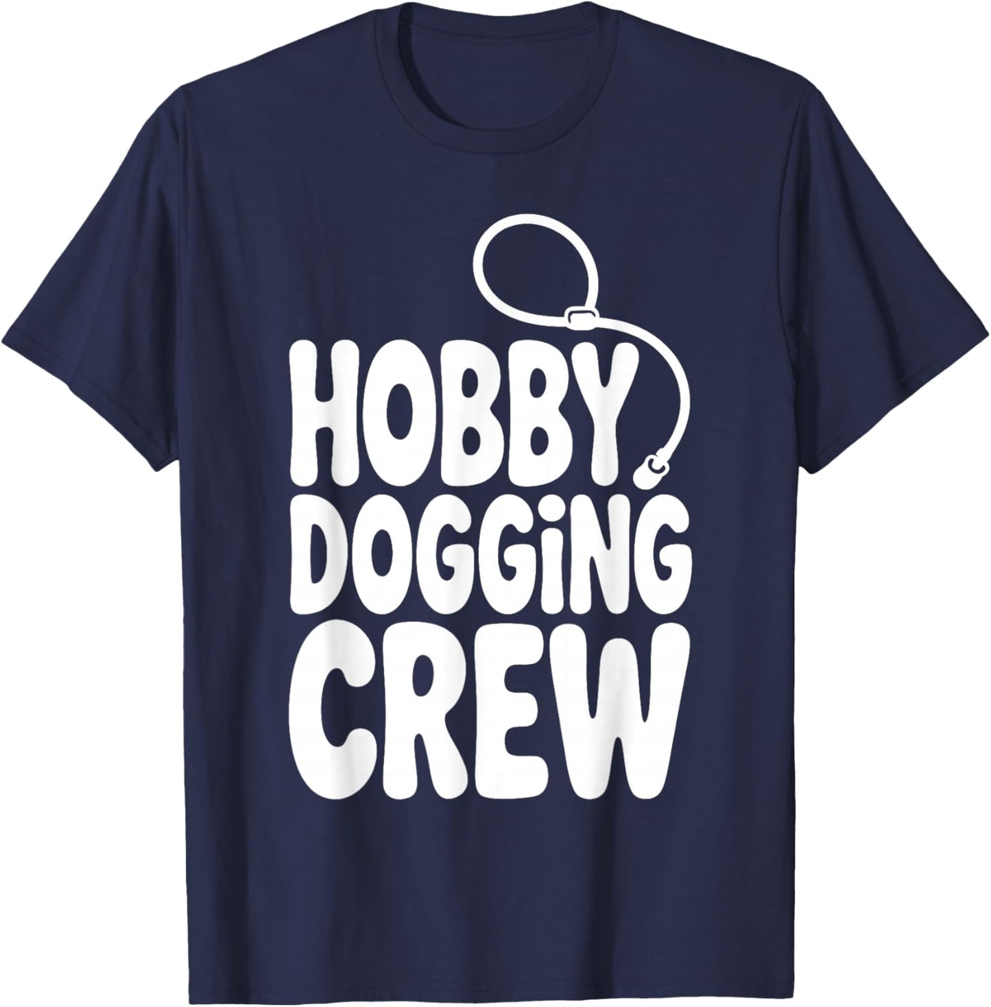 Hobby Dogging Crew Fun Saying "Gassi Spaziergang" T-Shirt - T-Shirt | Navy