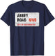 London Tourist Abbey Road NW8 T-Shirt - T-Shirt | Navy