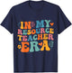 Groovy In My Resource Teacher Era Funny Men Women T-Shirt - T-Shirt | Navy