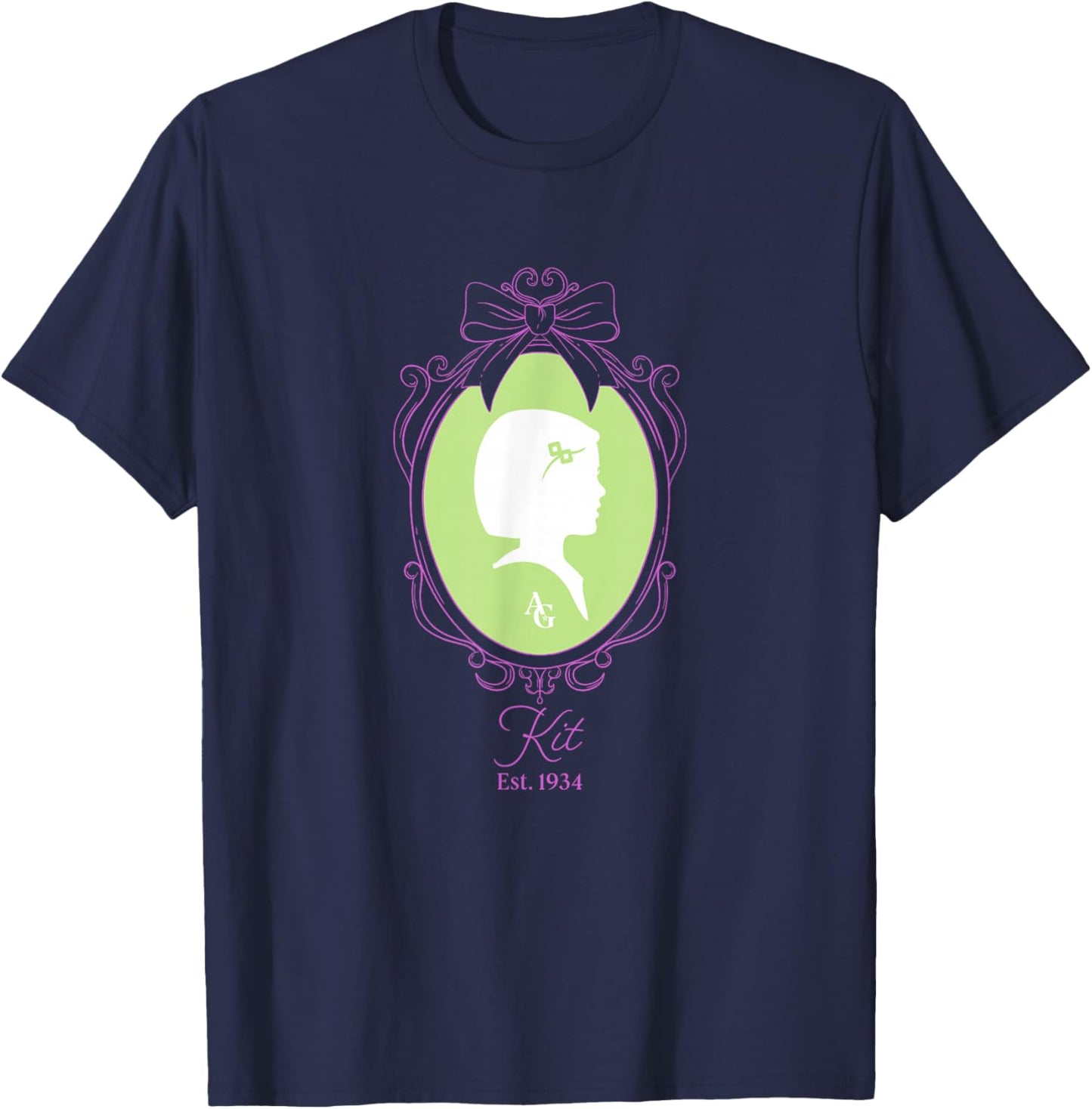 American Girl - Kit Portrait T-Shirt - T-Shirt | Navy