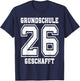 Grundschule Geschafft 2026 T-Shirt - T-Shirt | Navy