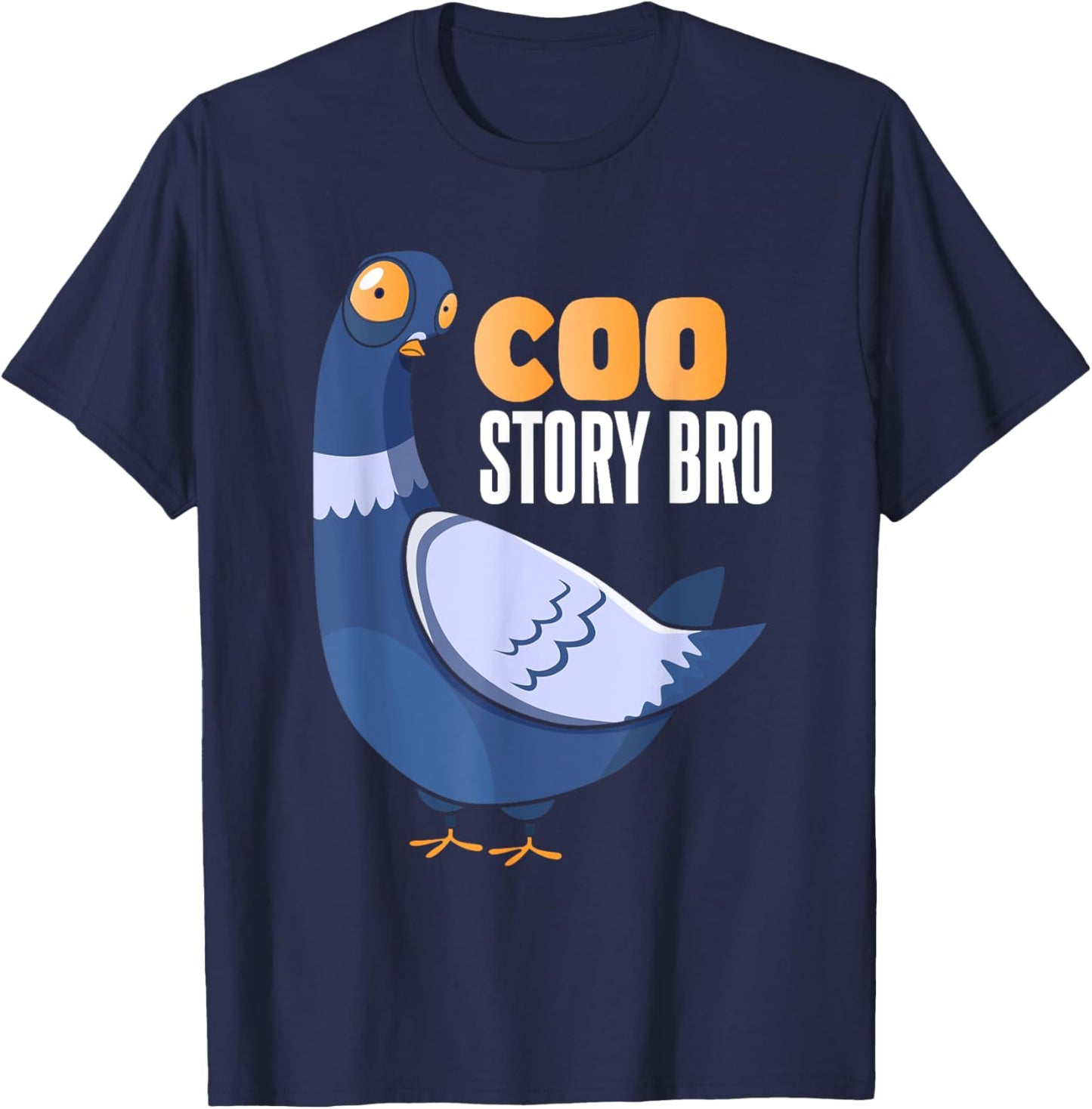 Funny Pigeon Lover T-Shirt - T-Shirt | Navy