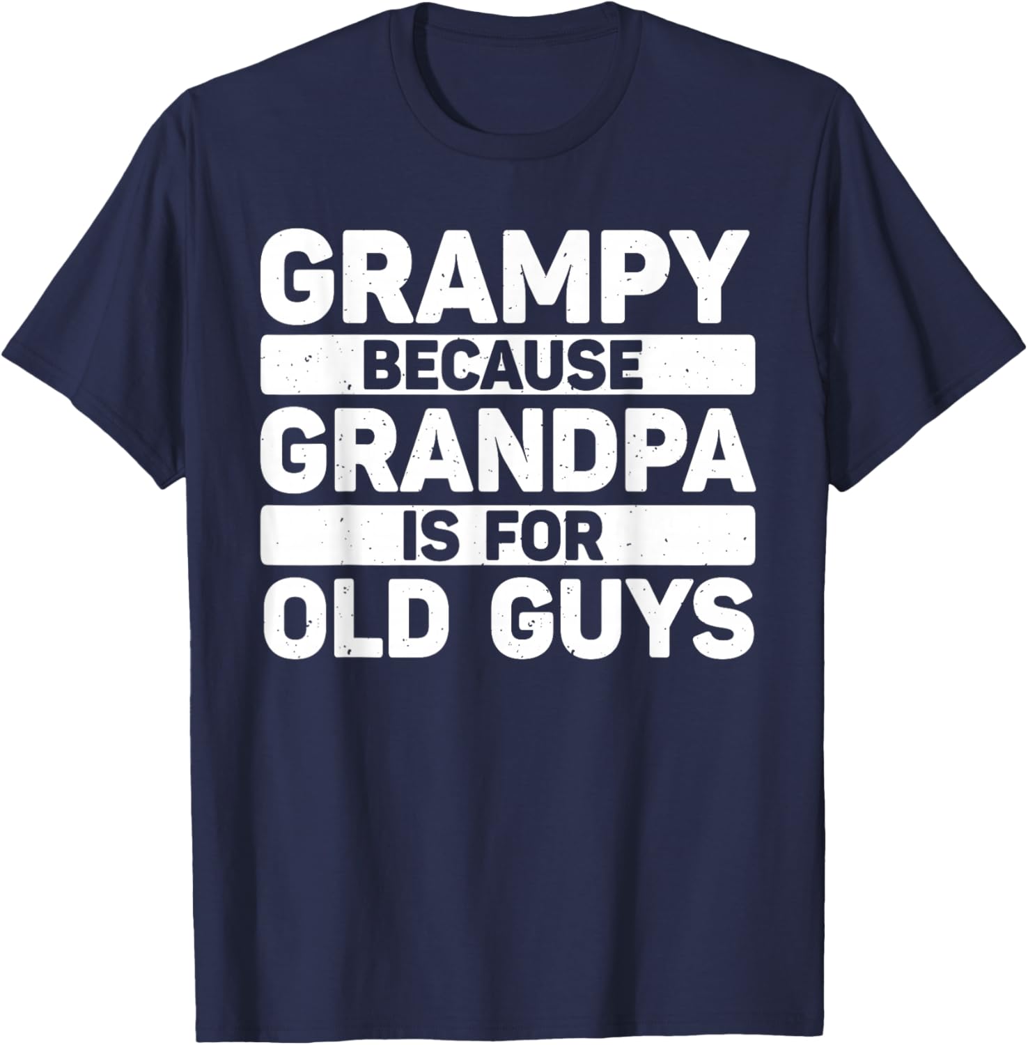 Grampy Design For Grandpa From Grandkids Father's Day Grampy T-Shirt - T-Shirt | Navy