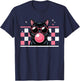 Cool Cat Blowing Pink Bubble Gum with Sunglasses T-Shirt - T-Shirt | Navy