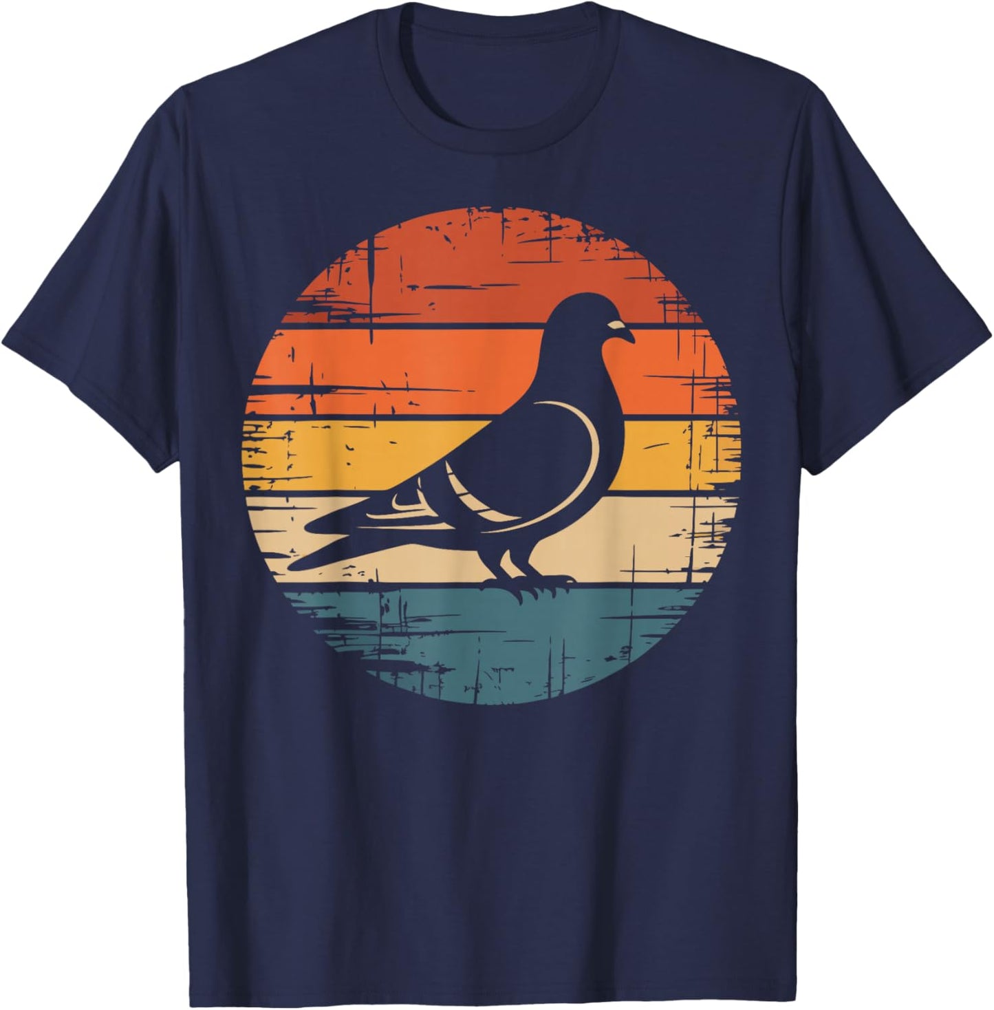 Vintage Pigeon Breeder Homing Pigeon T-Shirt - T-Shirt | Navy