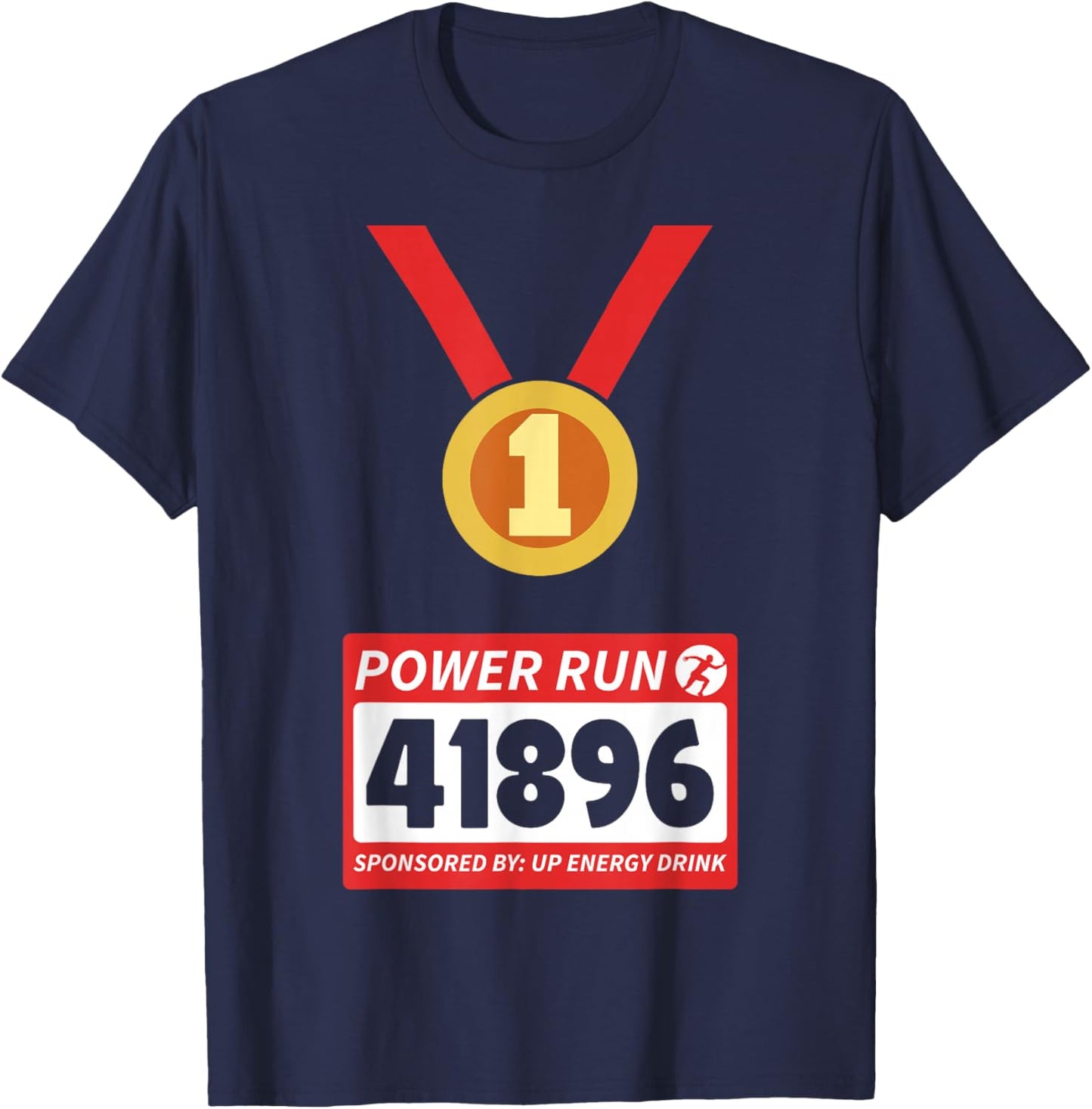 Running Runner Half Marathon Halloween Costume T-Shirt - T-Shirt | Navy