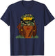 African American Mom Mother's Day Locs Camo Hat T-Shirt - T-Shirt | Navy