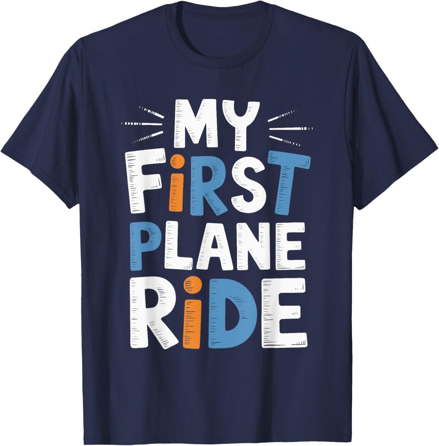 My First Plane Ride T-Shirt - T-Shirt | Navy