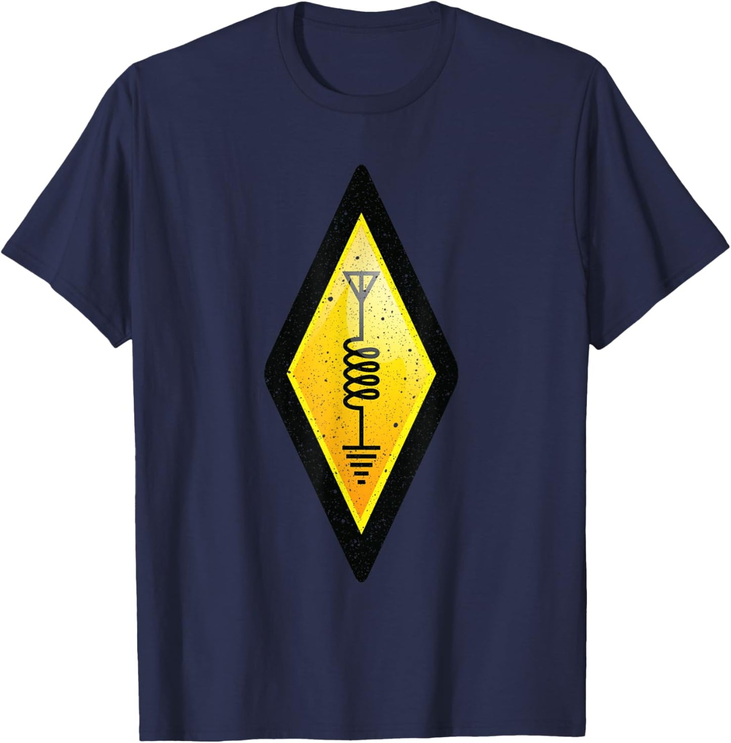 Funny Ham Radio Art Women Ham Operator Amateur Radio T-Shirt - T-Shirt | Navy