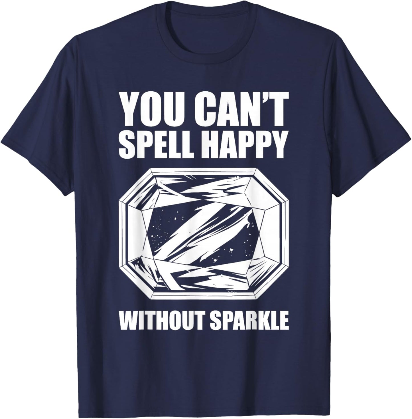 Gems Stones - Precious Gemstones T-Shirt - T-Shirt | Navy