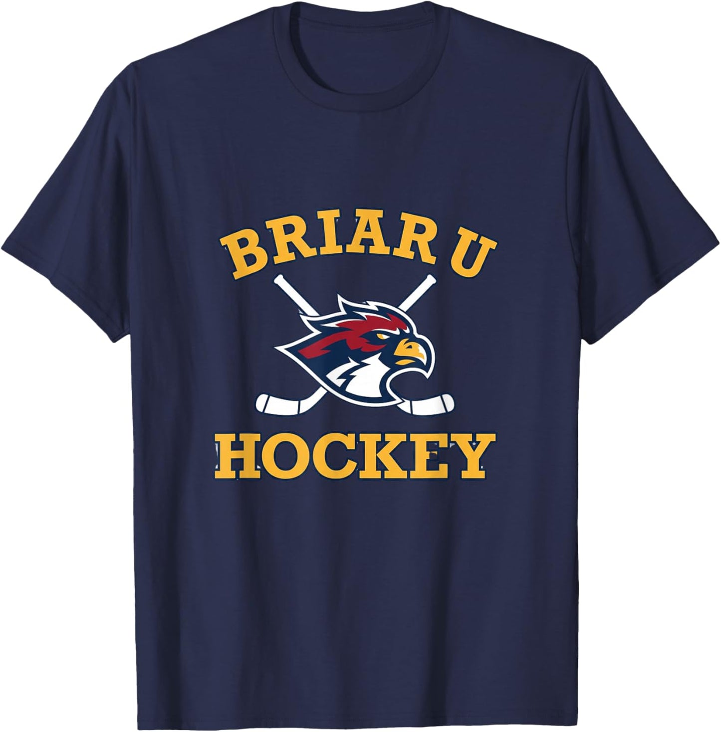 Briar U Hockey Retro College Style Team Mascot T-Shirt - T-Shirt | Navy