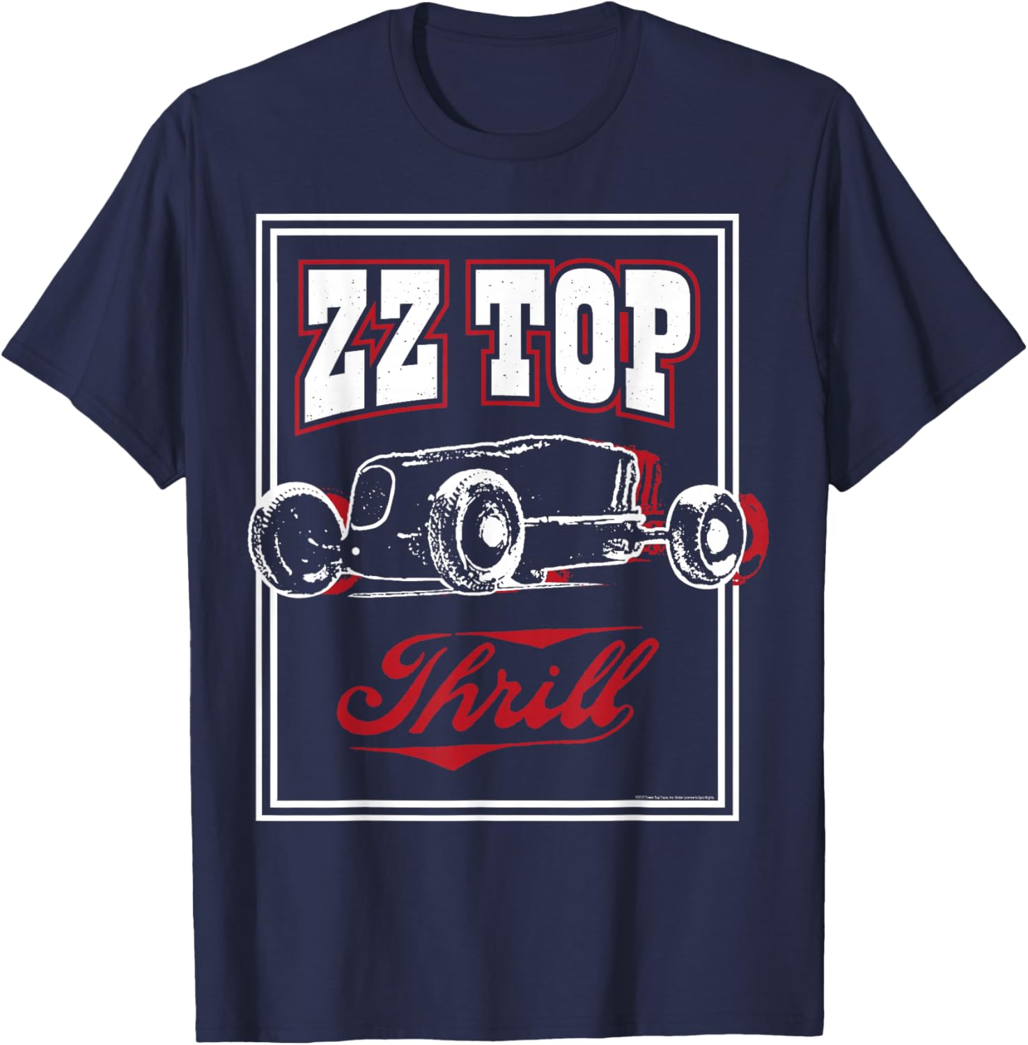 ZZ Top Thrill T-Shirt - T-Shirt | Navy