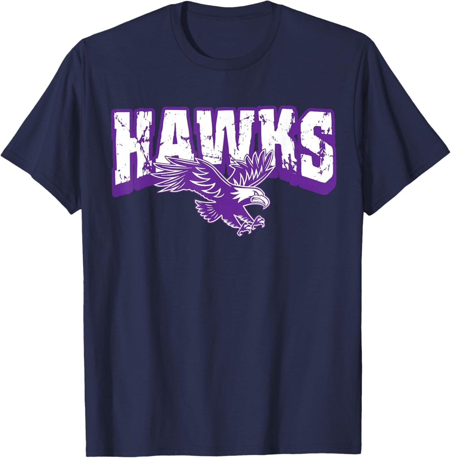 Hawks Back to School Spirit P T-Shirt - T-Shirt | Navy
