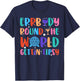 Errbody Round The World Gettin Tipsy Food and Wine Festival T-Shirt - T-Shirt | Navy