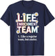 Life Enrichment Team Activity Coordinator Activity Director T-Shirt - T-Shirt | Navy