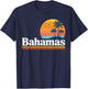 Voyage rétro aux Bahamas T-Shirt - T-Shirt | Navy