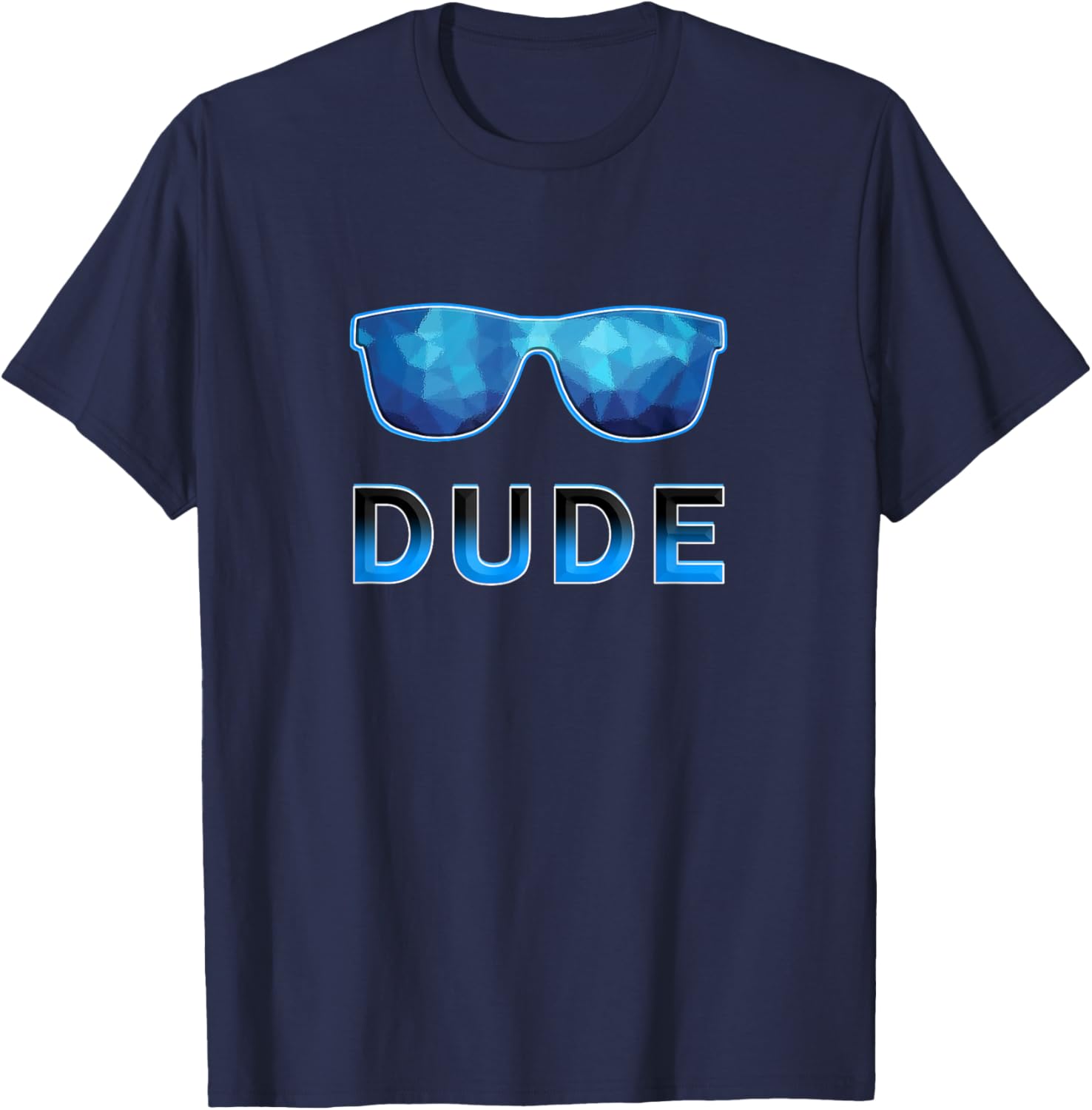 Dude Shirt Kids Boys Men Dude Merchandise Youth Dude T-Shirt - T-Shirt | Navy