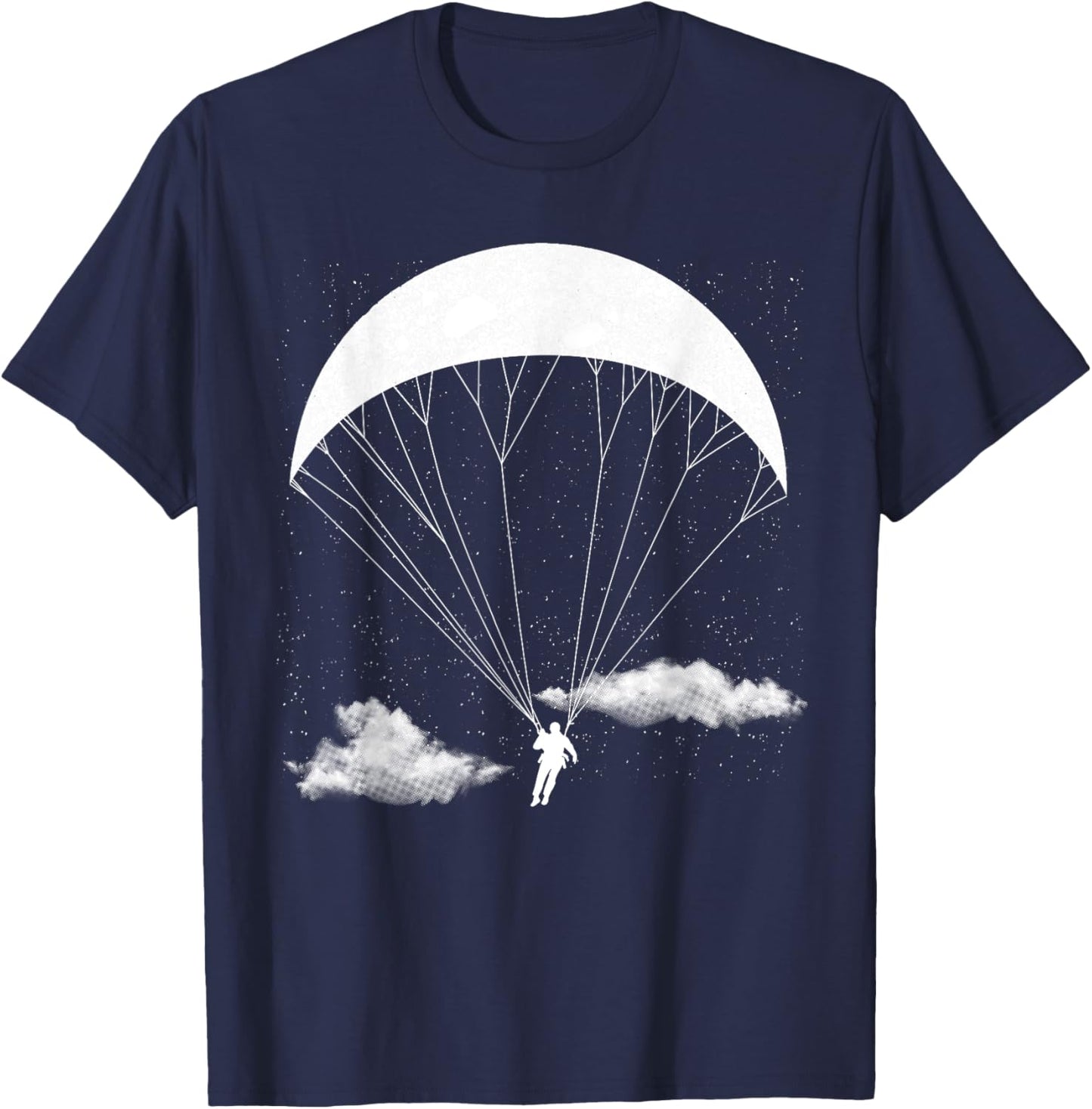 Paragliding Art Women Paraglide Paramotor Paraglider T-Shirt - T-Shirt | Navy