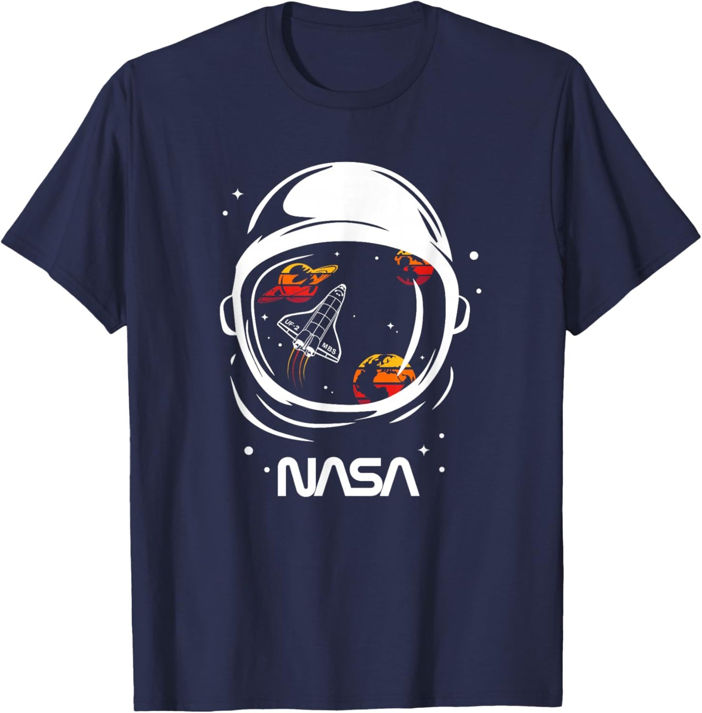 NASA - Helmet in Space T-Shirt - T-Shirt | Navy