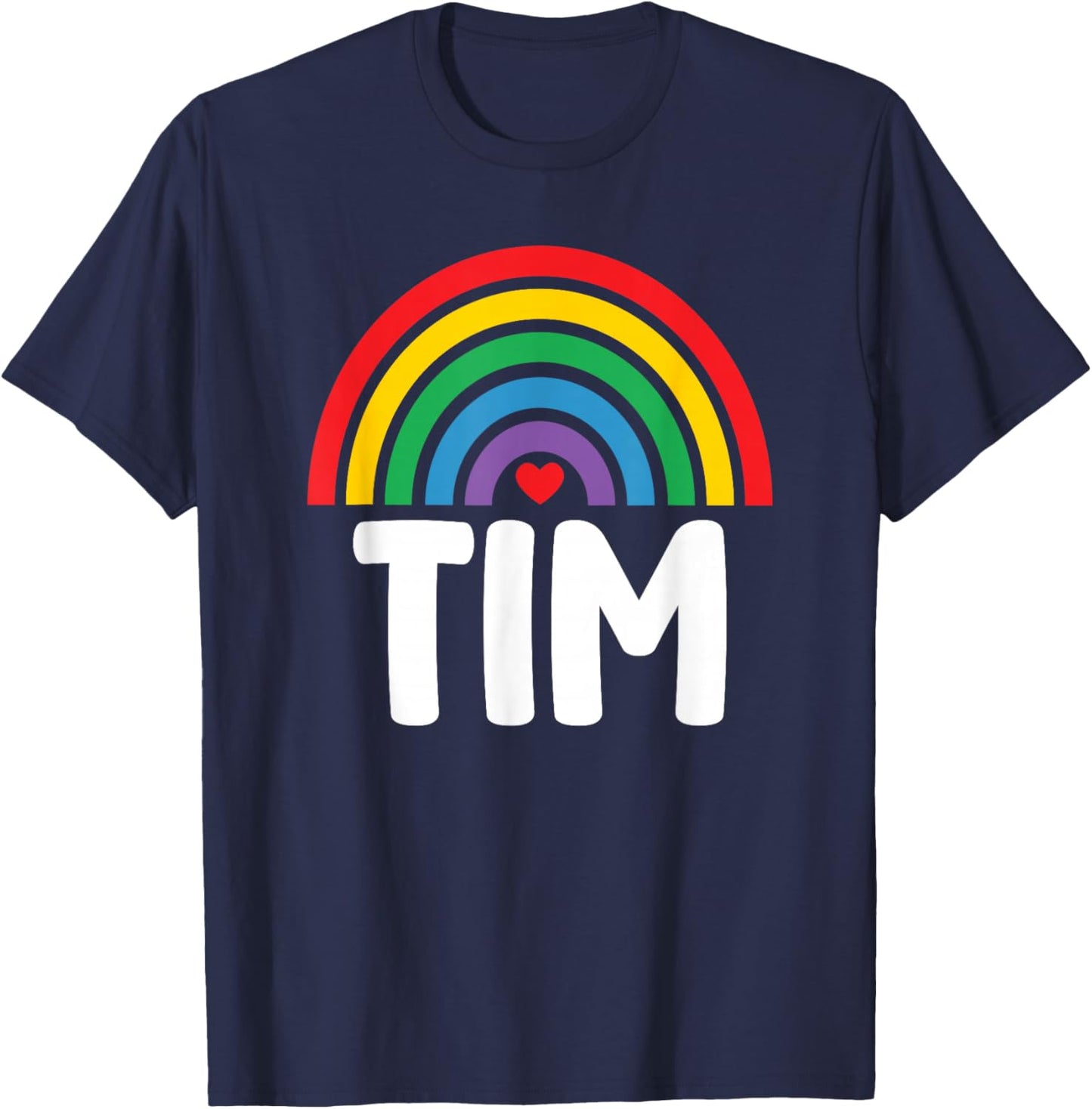 I Love Tim Cute Tim Lover T-Shirt - T-Shirt | Navy