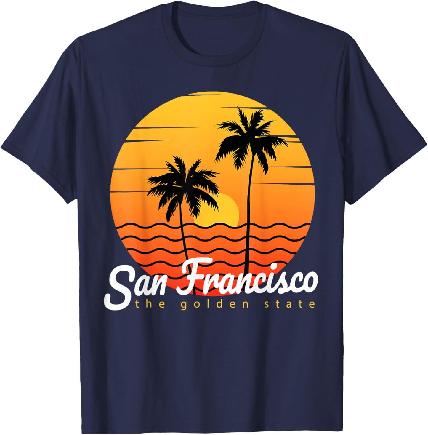 San Francisco Family Trip California State SF City Souvenir T-Shirt - T-Shirt | Navy