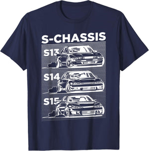 Silvia s13 s14 s15 lover sport car T-Shirt - T-Shirt | Navy