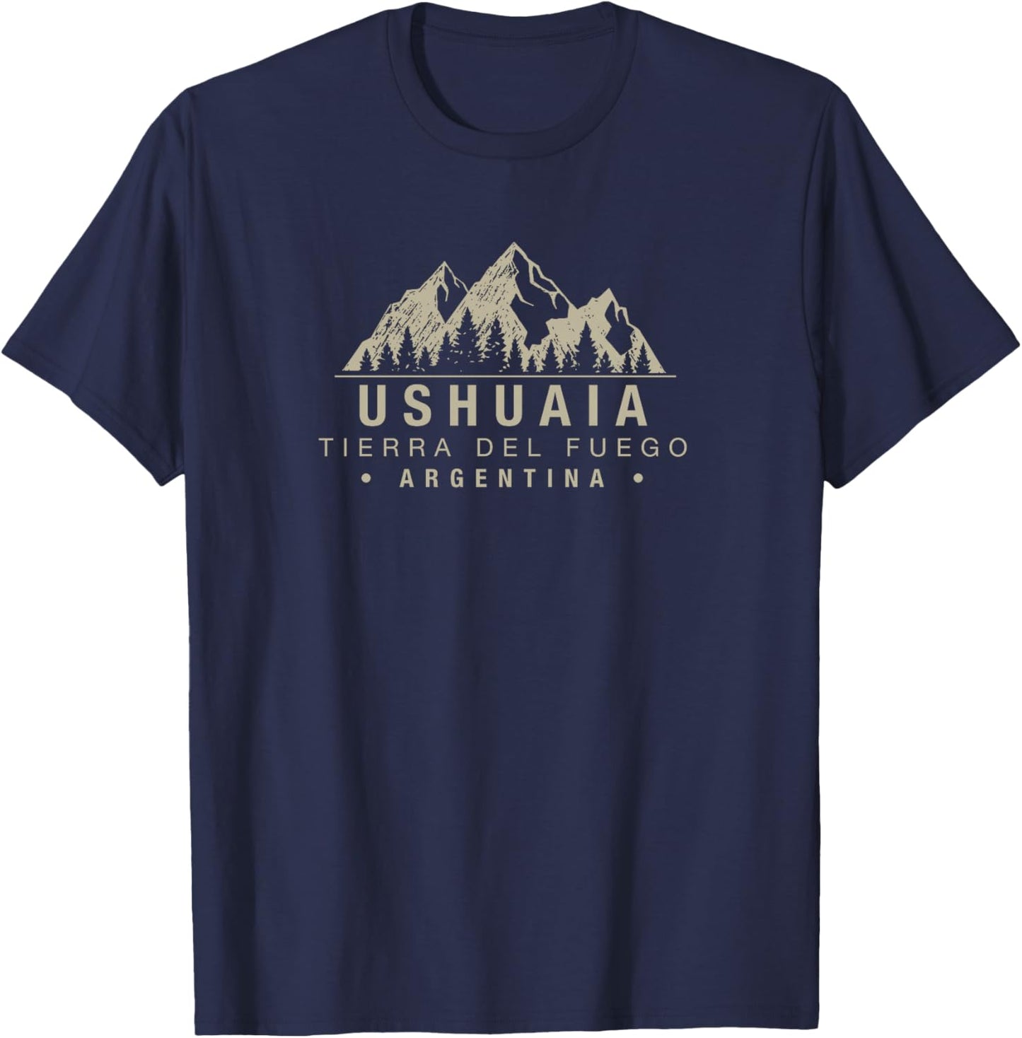 Ushuaïa, Terre de Feu, Argentine Haut de Gamme T-Shirt - T-Shirt | Navy