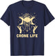 Crone Life Elder Woman Mystical Moon Goddess T-Shirt - T-Shirt | Navy